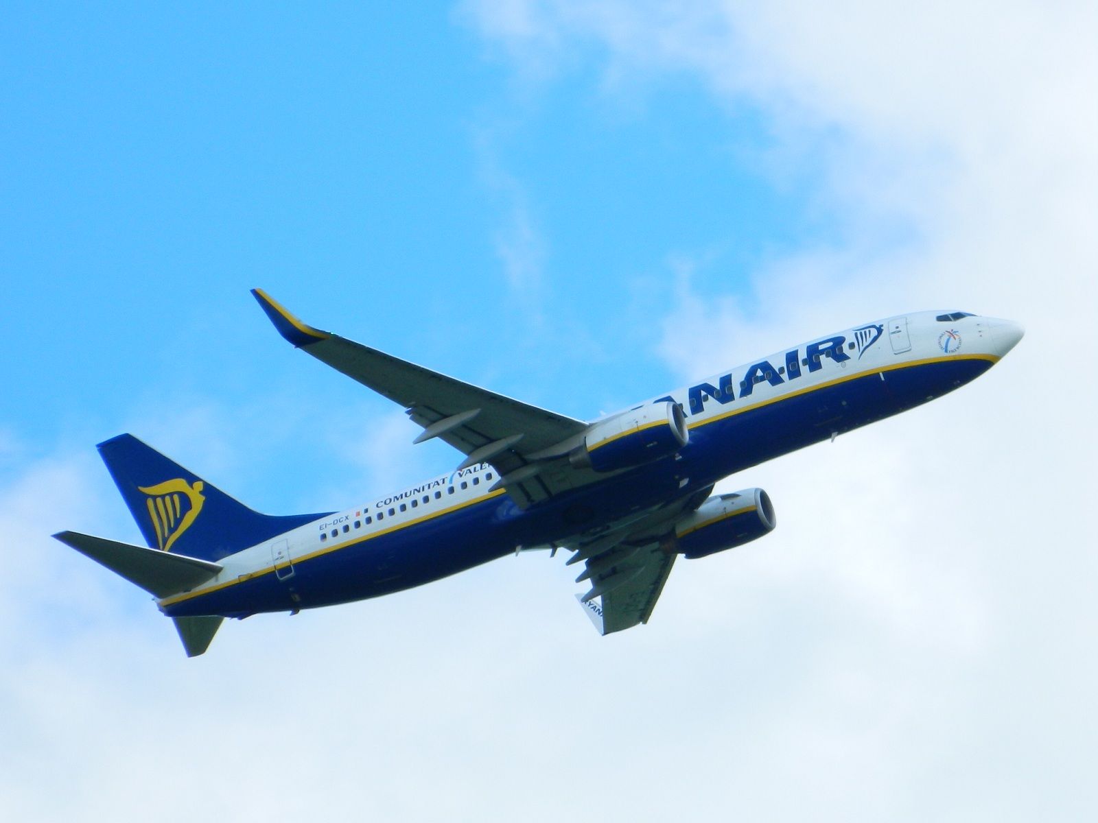 Boeing 737-800 (EI-DCX) - Taken from the Long Border Road footpath.