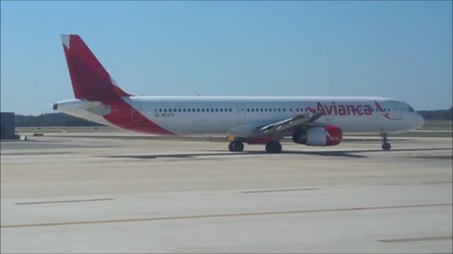 Airbus A321 (N570TA) - Welcome to Dulles International on a Sunny Late-Morning, an Avianca Airbus A321 taxies to the Runway for a Flight to El-Salvador in September 2017