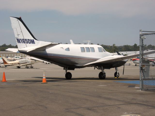 Beechcraft Queen Air (65) (N165DM) - Parked at Fullerton