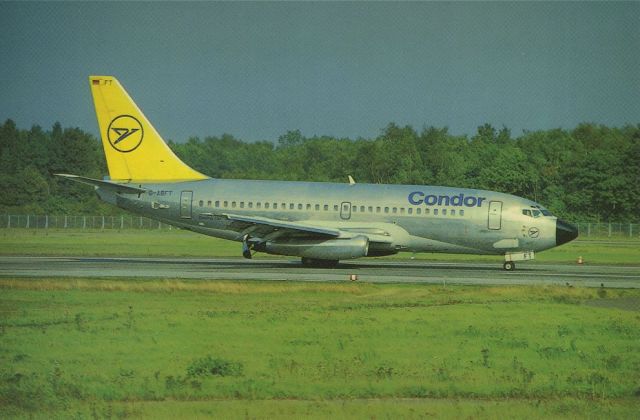 Boeing 737-200 (D-ABFT) - scanned from postcardbr /Condor