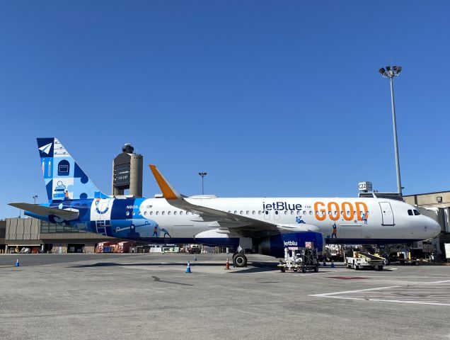 Airbus A320 (N809JB) - GOOD - Special Livery