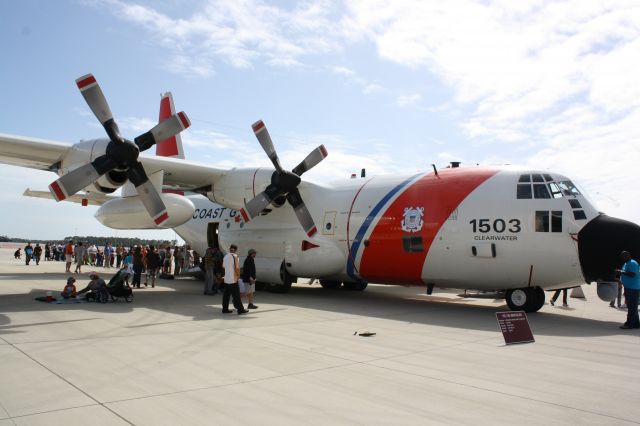 Lockheed C-130 Hercules (N1503) - USCG Clearwater 1503 on static display during 2011 MacDill AirFest