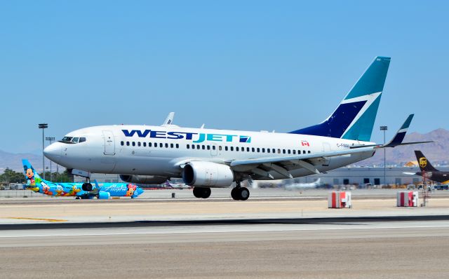 Boeing 737-700 (C-FWAI) - C-FWAI Westjet 2002 Boeing 737-7CT - cn 33656 / ln 1246 - Las Vegas - McCarran International Airport (LAS / KLAS)br /USA - Nevada August 8, 2014br /Photo: Tomás Del Coro