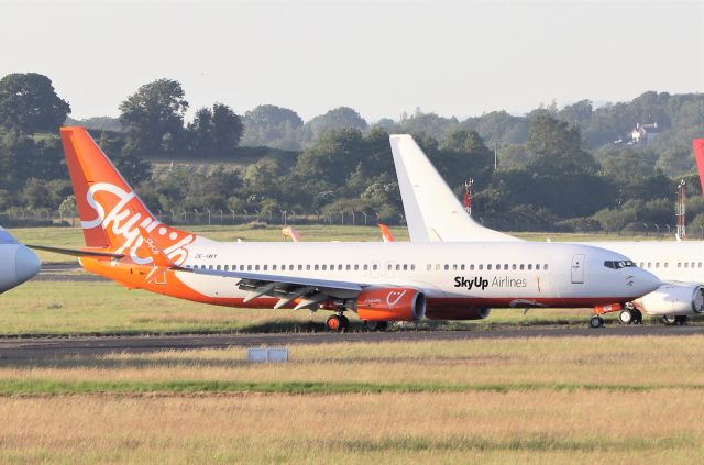 Boeing 737-800 (OE-IWY) - SkyUp Airlines b737-8bk(wl) oe-iwy to be ur-sqp after painting by iac at shannon 28/6/21.