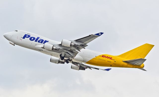 Boeing 747-400 (N416MC) - N416MC Polar Air Cargo (DHL) Boeing 747-47UF/SCD (cn 32838/1307)  Los Angeles - International (LAX / KLAX) USA - California, October 20, 2012 TDelCoro