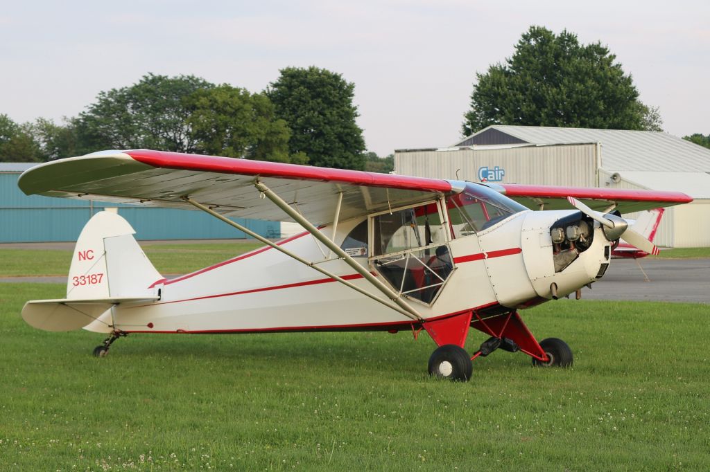 Photo Of Piper L-14 Cub (n33187) - Flightaware