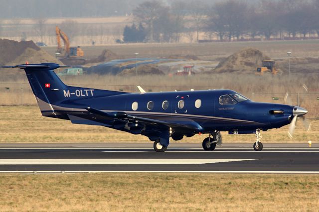 Pilatus PC-12 (M-OLTT) - TEFAF 2010 VISITOR.