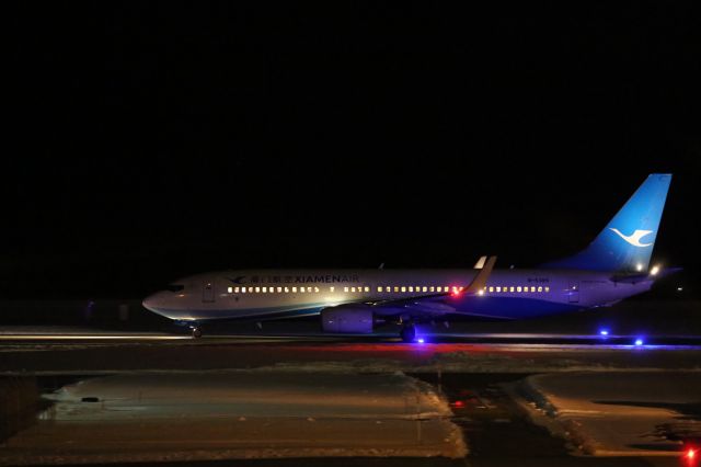Boeing 737-800 (B-5385) - 23 January 2017:HKD:(Hakodate)-FOC(Fuzhon)