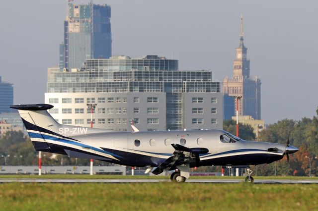 Pilatus PC-12 (SP-ZIW) - Photo taken on October 3, 2021.