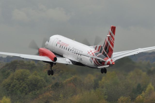 Saab 340 (G-LGNE) - Loganair Saab returned to the airlines livery after being in Flybes livery