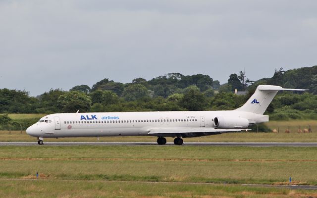 Boeing 737-700 (LZ-DEO) - alk airlines md-82 lz-deo landing at shannon from sofia 15/6/18.