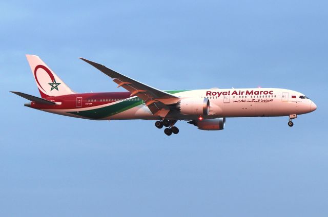 Boeing 787-8 (CN-RAM) - 'Royalair Maroc 200' arriving from Casablanca. CN-RAM was the first 787-9 for Royal Air Maroc delivered 11/18/2018