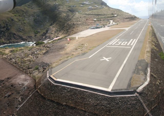 — — - Saba International airport