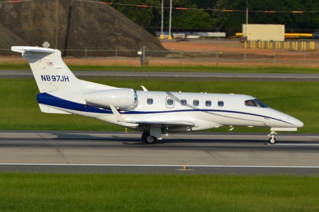 Embraer Phenom 300 (N897JH) - JACK HENRY & ASSOCIATES INC runway 18C at KCLT - 11/12/16