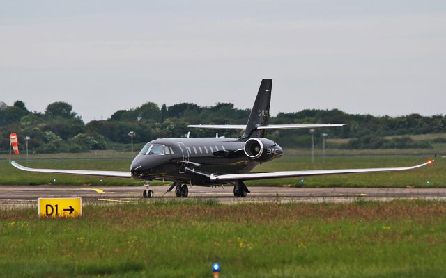 Cessna Citation Sovereign (C-GLVE) - c-glve at shannon 16/6/15