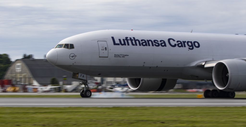 Boeing 777-200 (D-AALH) - Shot on Sola airport Stavanger Norway