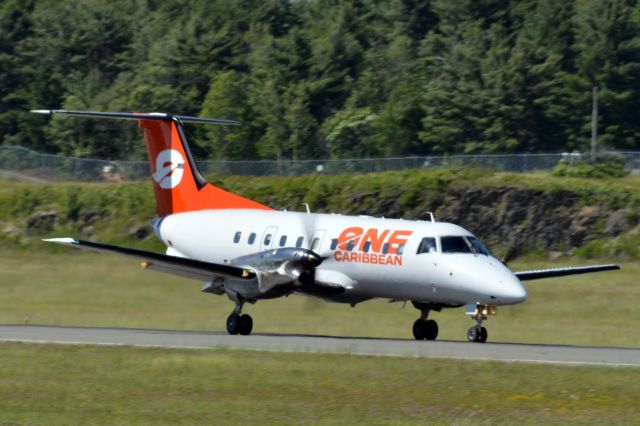 Embraer EMB-120 Brasilia (D6-ABA) - Delivery flight of this Embraer 120 to One Caribbean