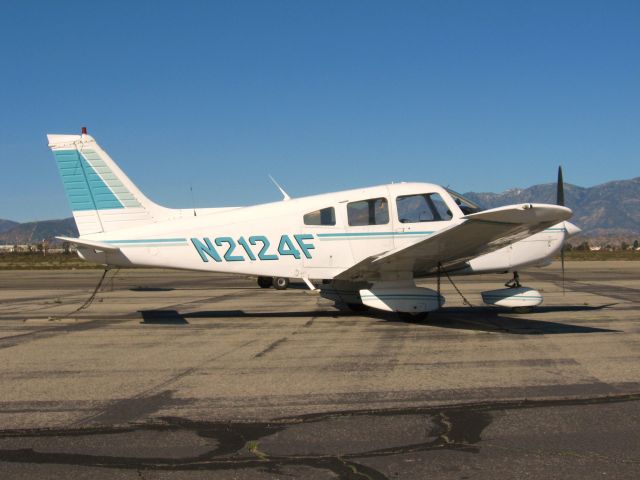 Piper Cherokee (N2124F) - At Rialto Muni