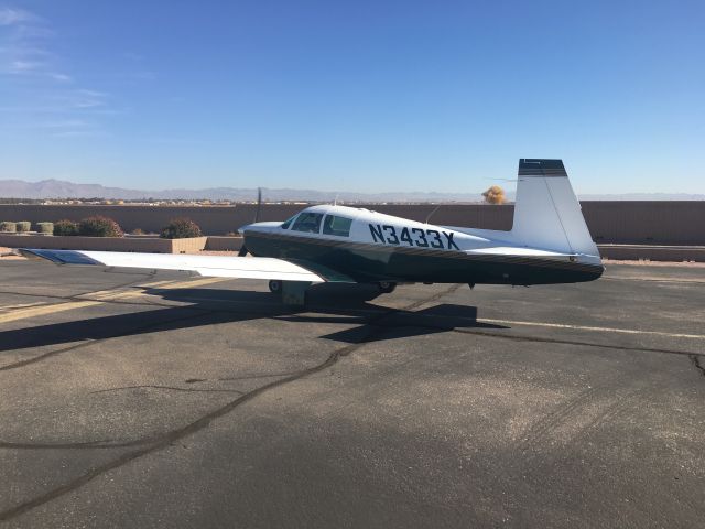 Mooney M-20 (N3433X) - Out my back door on Pegasus Airpark 