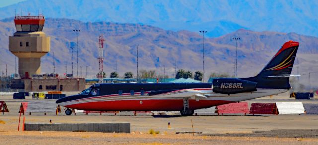 IAI 1124 Westwind (N386RL) - N386RL Israel IAI-1124 Westwind s/n 386 - North Las Vegas Airport  KVGT, VGTbr /Photo: Tomás Del Corobr /March 25, 2022