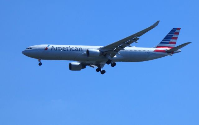 Airbus A330-300 (N271AY) - Shown here on approach is an American Airlines Airbus A330-300 in the Summer of 2018.