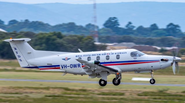 Pilatus PC-12 (VH-OWR)