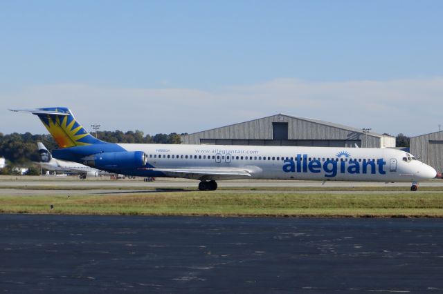 McDonnell Douglas MD-83 (N886GA) - Allegiant Airlines MD-83 10/20/13