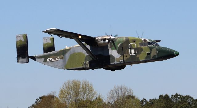 Short 330 (N262AG) - A McNeely Charter Service Short SD3-30 departing Thomas J. Brumlik Field, Albertville Regional Airport, AL via Runway 5 - April 10, 2018.