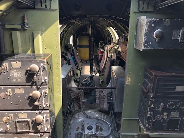 Boeing B-17 Flying Fortress (23-1909) - B-17,looking back into belly turret & side gun positions.  At Springfield, IL. 2018. Army Air Corps,. A piece of history.