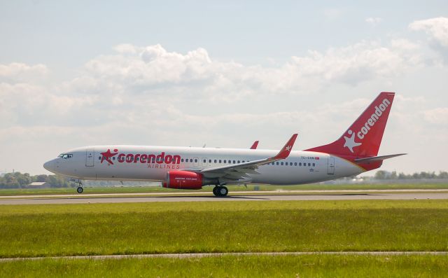 Boeing 737-800 (TC-CON) - Corendon B737-81D cn39412 take off rwy36L 20-0523