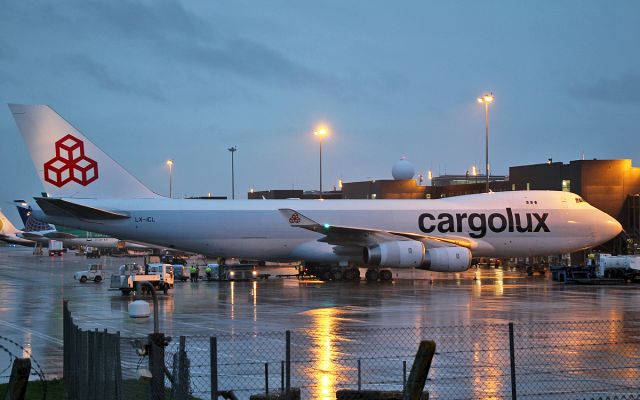 Boeing 747-400 (LX-ICL) - cargolux b747-4f lx-icl at shannon this morning 19/10/17.