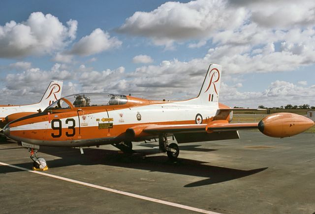 A7093 — - AUSTRALIA - AIR F0RCE COMMONWEALTH CA-30 (MB326H) REG A7-093 (CN CA30-093) - EDINBURGH RAAF BASE ADELAIDE SA. AUSTRALIA - YPED 18/4/1977)