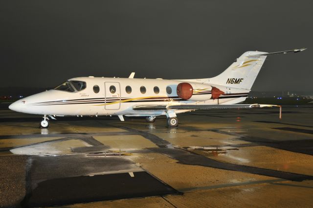 Beechcraft Beechjet (N6MF) - Seen at KFDK on 5/5/2009.    Aircraft in complete darkness when photo taken without flash or spotlights.  20 sec. exposure and painted with flashlight.      a href=http://discussions.flightaware.com/profile.php?mode=viewprofile&u=269247  [ concord977 profile ]/a