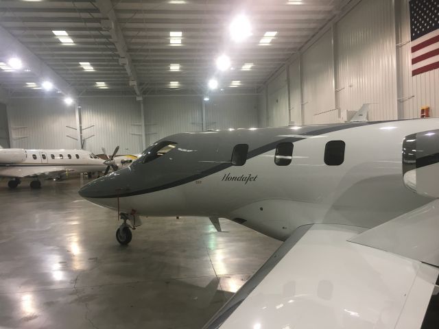 Honda HondaJet (N419DB) - The jets home hanger at KCCR