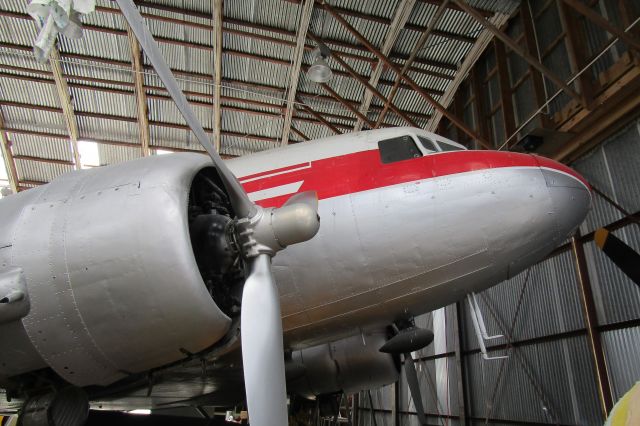 Douglas DC-3 (ZK-BQK) - NAC DC-3 BQK in storage at MOTAT.