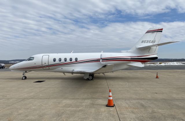 Cessna Citation Latitude (N595AG) - February 9, 2021 - parked at Frederick Airport