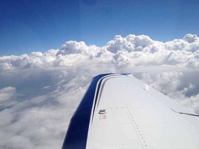 Piper Cherokee (N8161J) - Somewhere over Chicago on the way to Oshkosh.