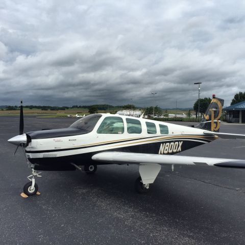 Beechcraft Bonanza (36) (N800X) - Sitting on the ramp at John C. Tune waiting on passengers 