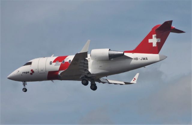 Canadair Challenger (HB-JWA) - Santa Maria Island International Airport - LPAZ - Azores. May 21, 2021.