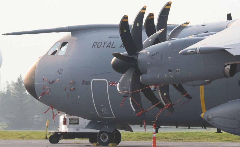 AIRBUS A-400M Atlas (MBB421) - Royal Air Force A400M C.1 “Atlas” (ZM421) of LXX “Griffon” Squadron, RAF Brize Norton, at YOW on 20 Aug 23.