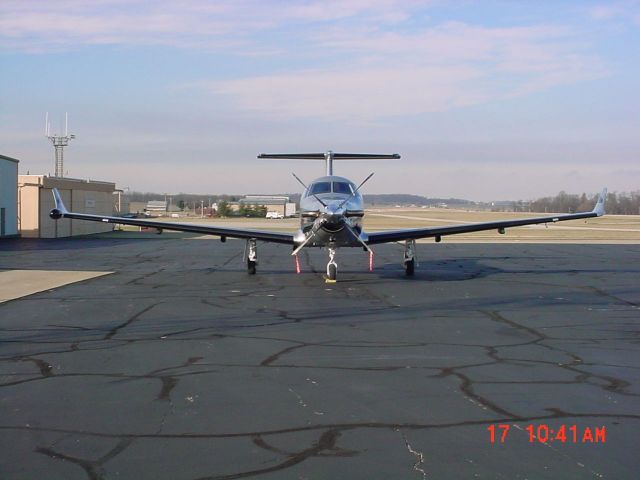 Pilatus PC-12 (N1RH) - Parked on ramp 1/17/2007