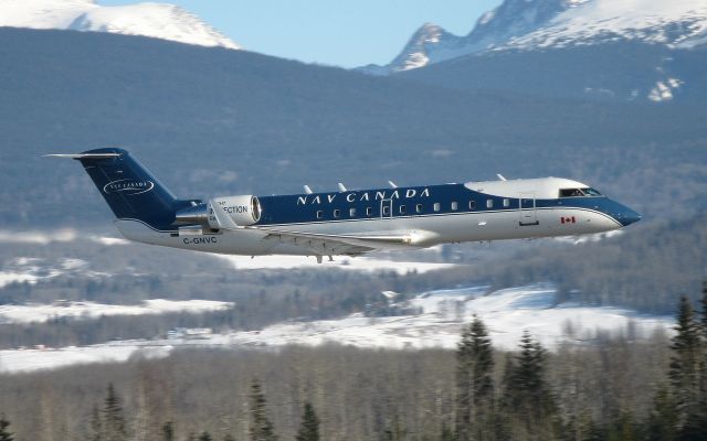 Canadair Regional Jet CRJ-200 (C-GNVC) - Nav Canada Flight Inspection CRJ at Smithers Regional Airport CYYD