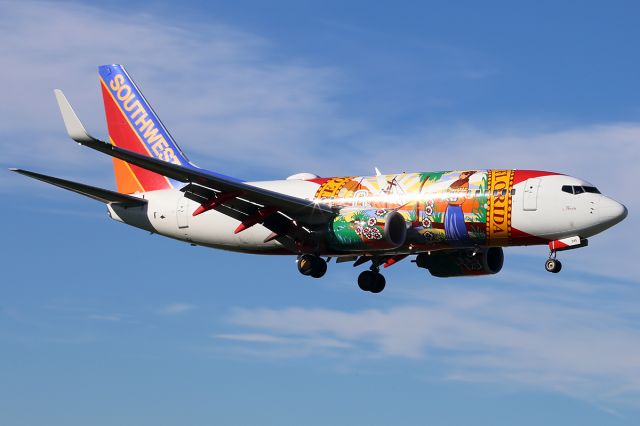 Boeing 737-700 (N945WN) - Landing. 