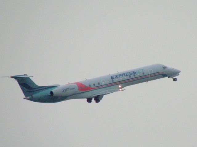 Embraer ERJ-145 (N12563) - ExpressJet Airlines #155 wheels-up from Blue Grass Airport     (KLEX) en route to Baton Rouge Metro (KBTR) with the LSU team aboard....