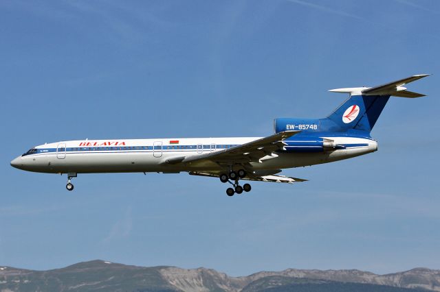 Tupolev Tu-154 (EW-85748) - This farewell flight was operating on the scheduled route B2 871/2 from Minsk with TU-154.