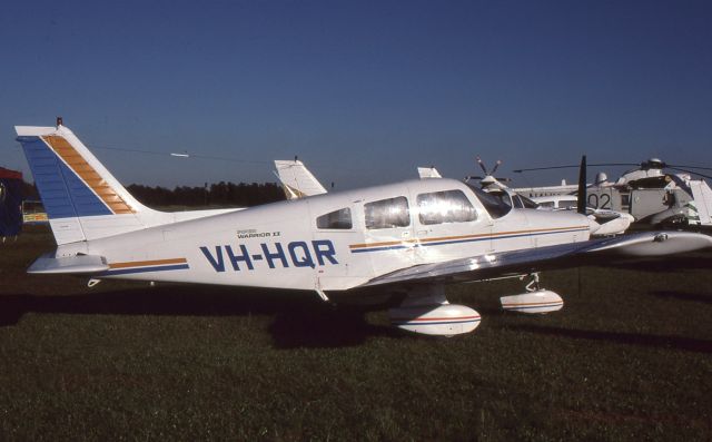 Piper Cherokee (VH-HQR) - VH-HQR operated by the Schofields Flying School at Bankstown on 14th November 1985.