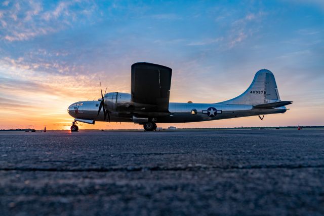 Boeing B-29 Superfortress (N69972) - B-29 "Doc" warming up in the morning sun on May 8, 2021