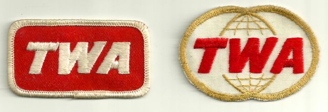 — — - Pocket Uniform Patches formerly of Trans World Airlines (TWA) acquired by AA
