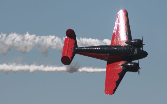 Beechcraft 18 (N9109R) - Blue Thunder Airshow, 24 Jul 10