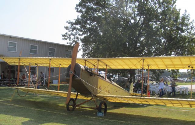 — — - This Curtiss JN-4C was rolled out of the Historic Aircraft Restoration Museum at Creve Coeur Airport MO for its annual Vintage Aircraft Day in Summer 2017